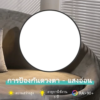 โคมไฟเพดาน LED ติดเพดาน ไฟเพดาน led 220V แผงไฟ แบบบางเฉียบ โคมกลม ห้องนอน โคม ไฟ ใช้กับ ห้องนั่งเล่น างเดิน ตกแต่งบ้าน บ้าน