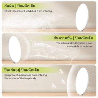 โคมไฟเพดาน LED ติดเพดาน ไฟเพดาน led 220V แผงไฟ แบบบางเฉียบ โคมกลม ห้องนอน โคม ไฟ ใช้กับ ห้องนั่งเล่น างเดิน ตกแต่งบ้าน บ้าน