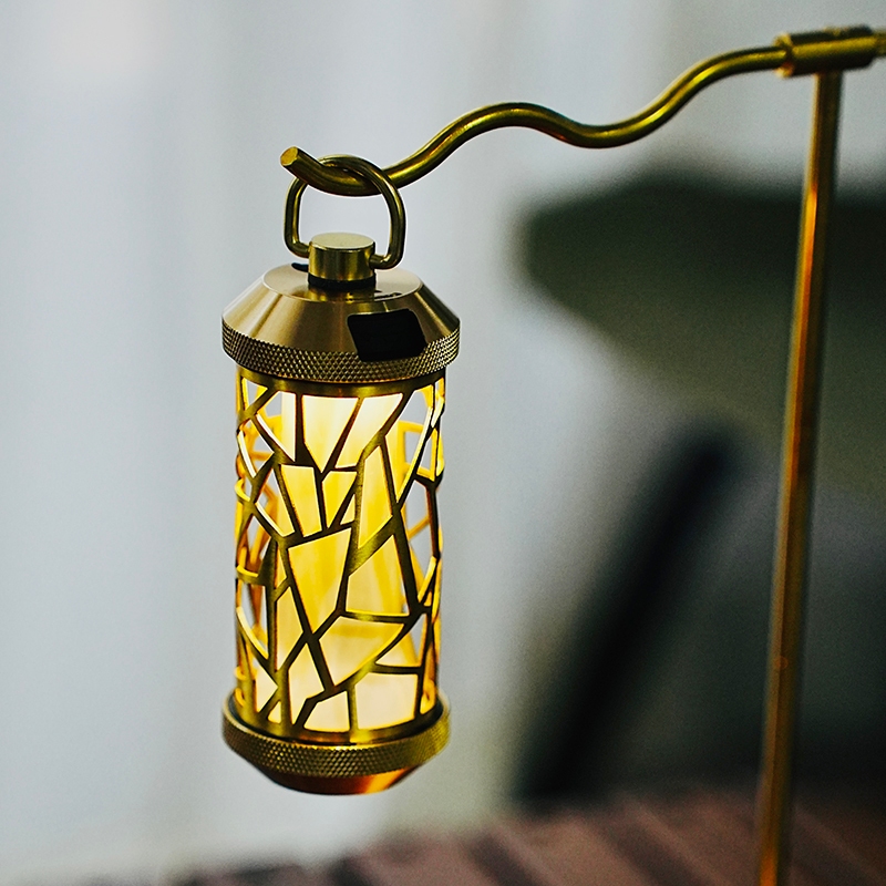 Camping Light 38explorer Shell วัสดุทองเหลือง Camping Light ตกแต่งเปลี่ยน Light SHELL