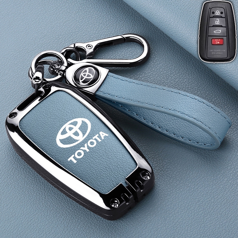 เคสกุญแจรีโมทรถยนต์  234ปุ่ม สําหรับ Toyota cross g chr camry 2018-2023 cross 2023-2026 ของแต่งรถยนต์ พวงกุญแจ