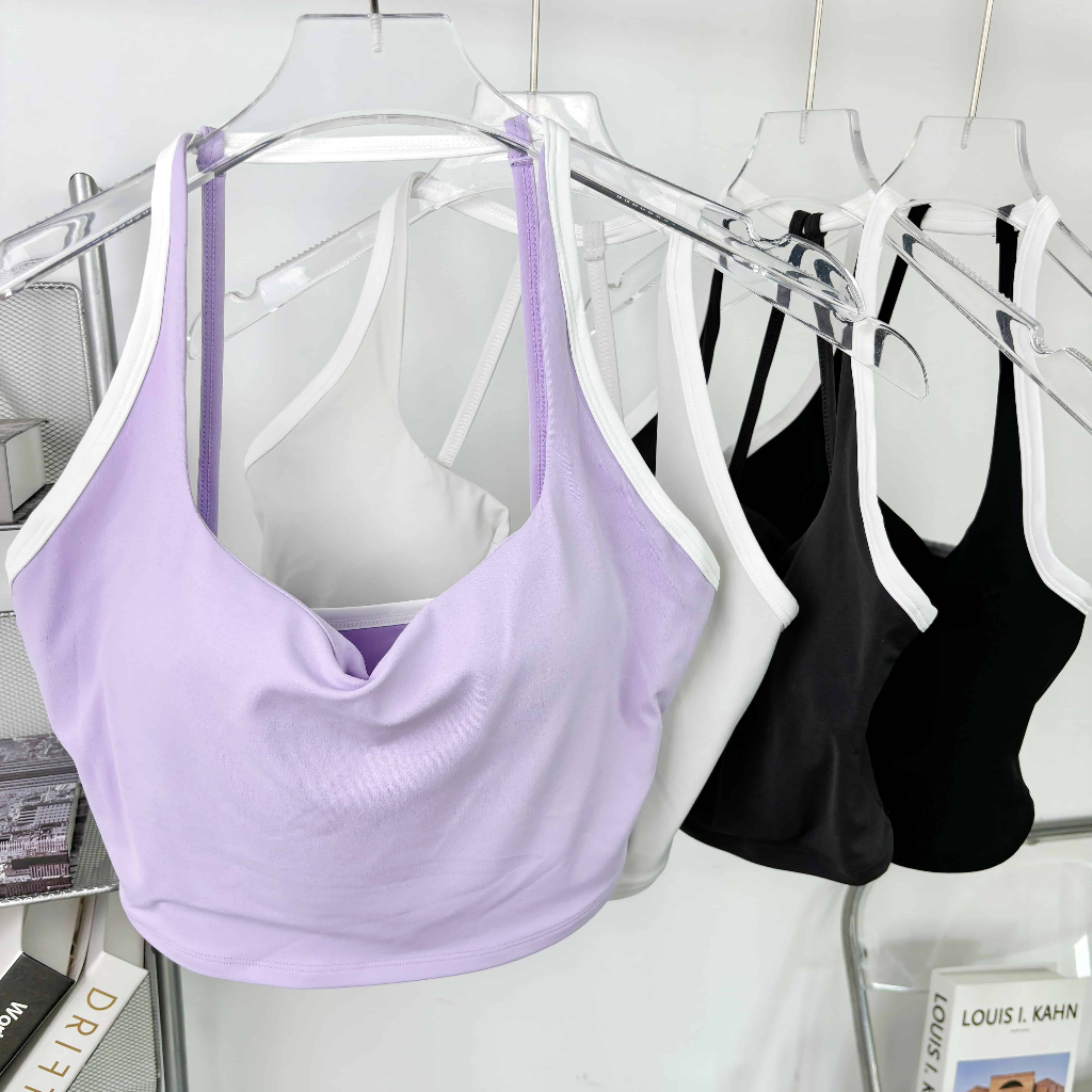 Fumeng Naked Feeling ปรับThin-Strap Quick-Dry Breathable Yoga Bra ปี 2025
