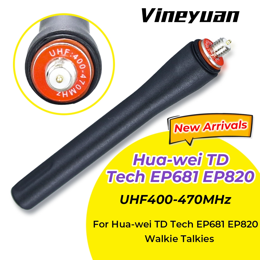 TX-91 ใหม่ Hua-wei TD Tech EP681 EP820 เสาอากาศเครื่องส่งรับวิทยุ 10 ซม./3.9 นิ้ว 400-470MHz เสาอากา