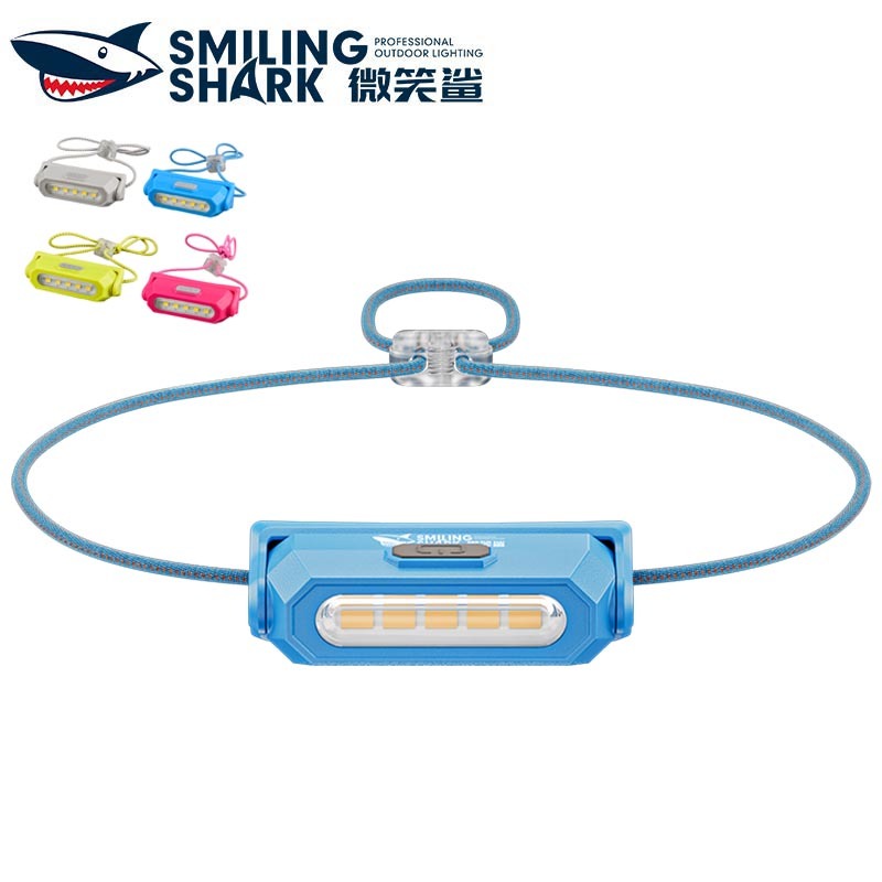 SmilingShark TD0246 ไฟคาดหัว ไฟฉายคาดหัว LED มินิ มีสีสัน โคมไฟหัว ด้วยแถบคาดศีรษะที่ปรับได้และการหมุน 360 ° 3 โหมด Type-C แบบชาร์จได้ มีน้ำหนักเบา กันน้ำสำหรับเด็กแคมป์ปีนเขา