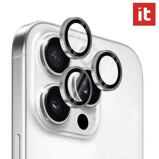 IT สําหรับ iPhone 17 Air 16 15 14 13 12 11 Pro Max ตัวป้องกันเลนส์กล้อง, ฟิล์มกระจกนิรภัย 9H, ฝาครอบป้องกันเลนส์อลูมิเนียม