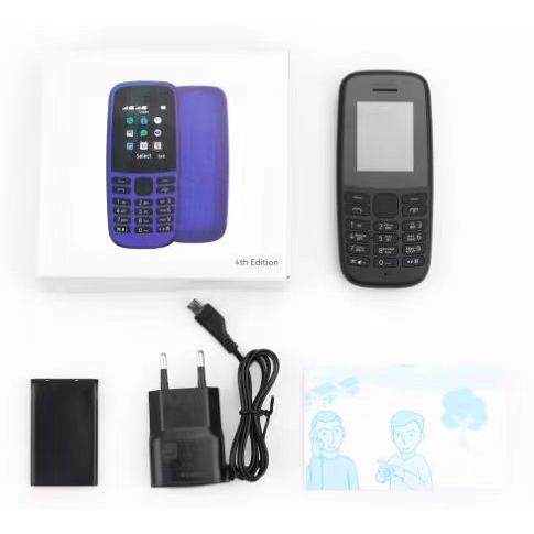 แบตเตอรี่สํารองโทรศัพท์และเครื่องชาร์จ USB Fast Shipping Strong Endurance เหมาะสําหรับรุ่น Nokia 105 106 109 B310 All in One Kit