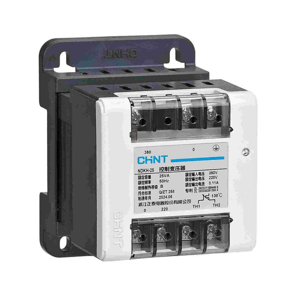 CHINT Din Rail Control Transformer NDKH-25VA 40VA 100VA 150VA 200VA 380V 220V 24V 36V NDKH-25 40 100