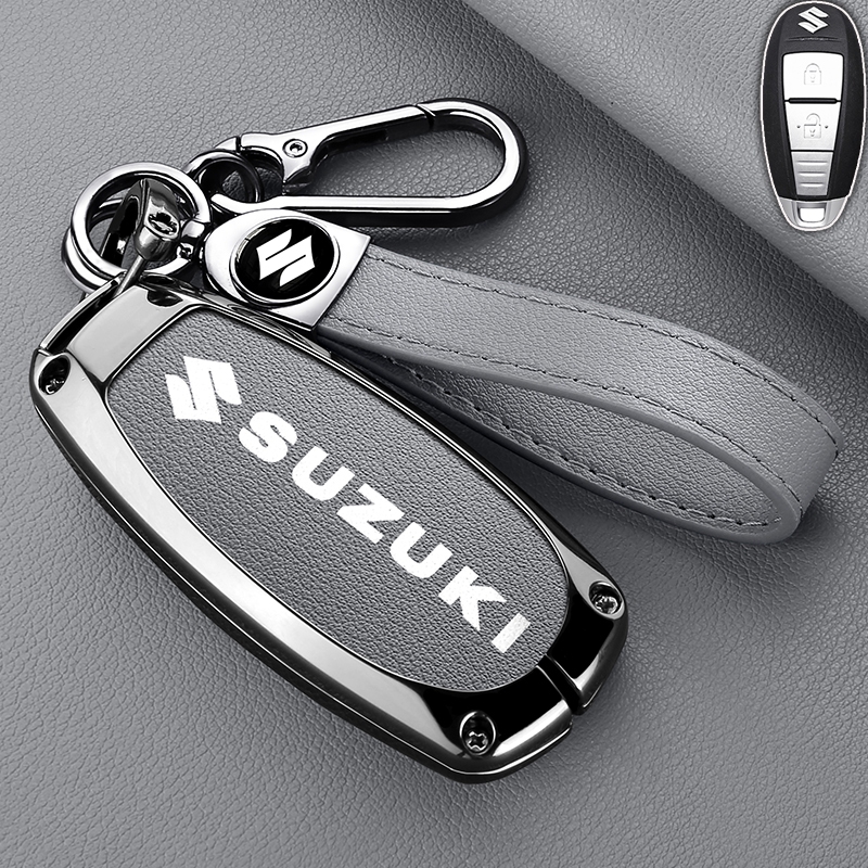 เคสรีโมตกุญแจรถยนต์ สําหรับ Suzuki Baleno Ertiga Vitara Swift Ignis Kizashi SX4 Ciaz Celerio ของแต่งรถยนต์ พวงกุญแจ กระเป๋ากุญแจ