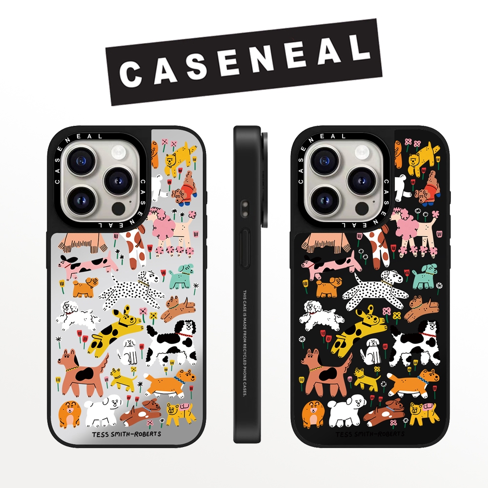 Drop proof CASENEAL เคสโทรศัพท์สําหรับ iPhone 16promax 16pro plus 15Pro 15promax 14promax 13 13promax พิมพ์ด้านข้างเคสแข็งสุนัข 12promax เคส iPhone 11 เคสคุณภาพสูงแกะสลัก