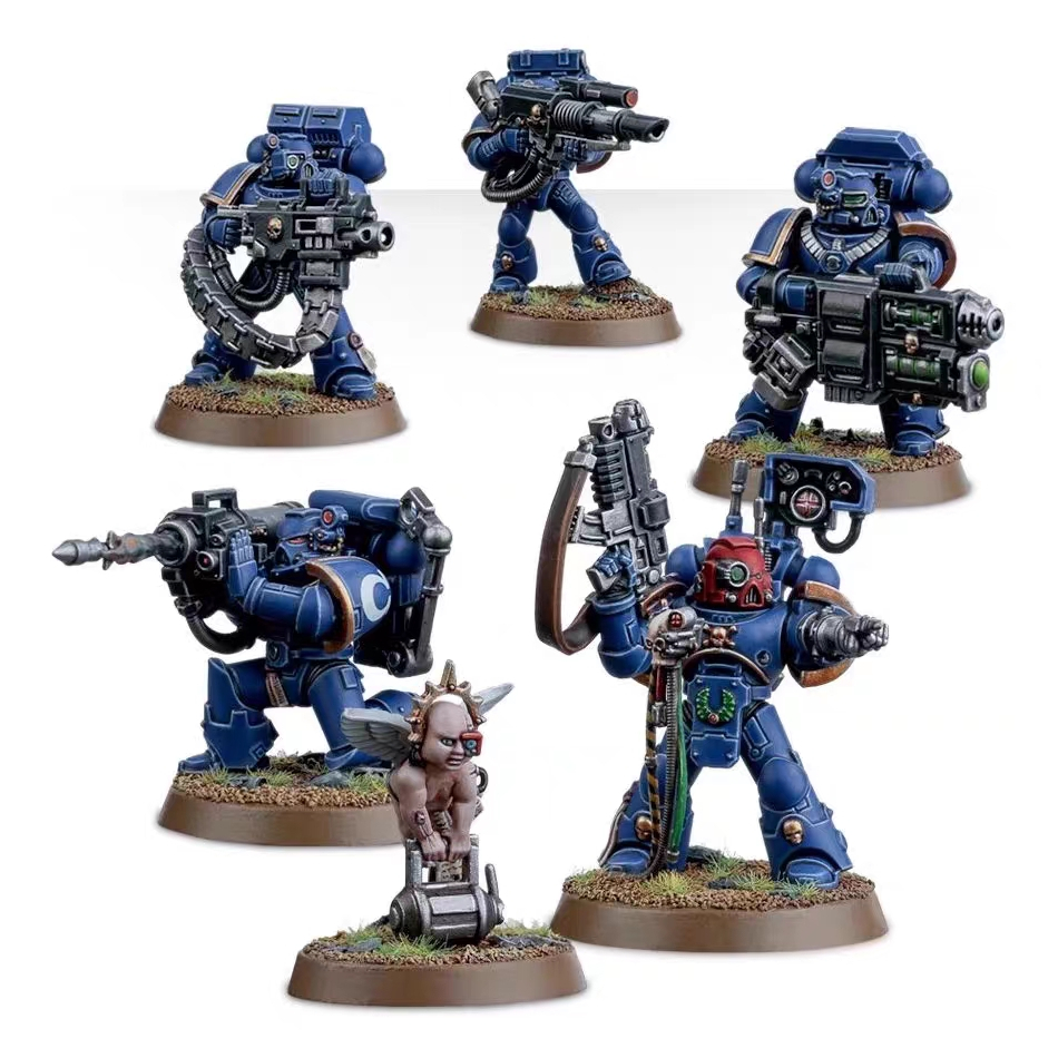 SPACE MARINES DEVASTATOR SQUAD Unpainted Recast สินค้าเรซิ่น E331