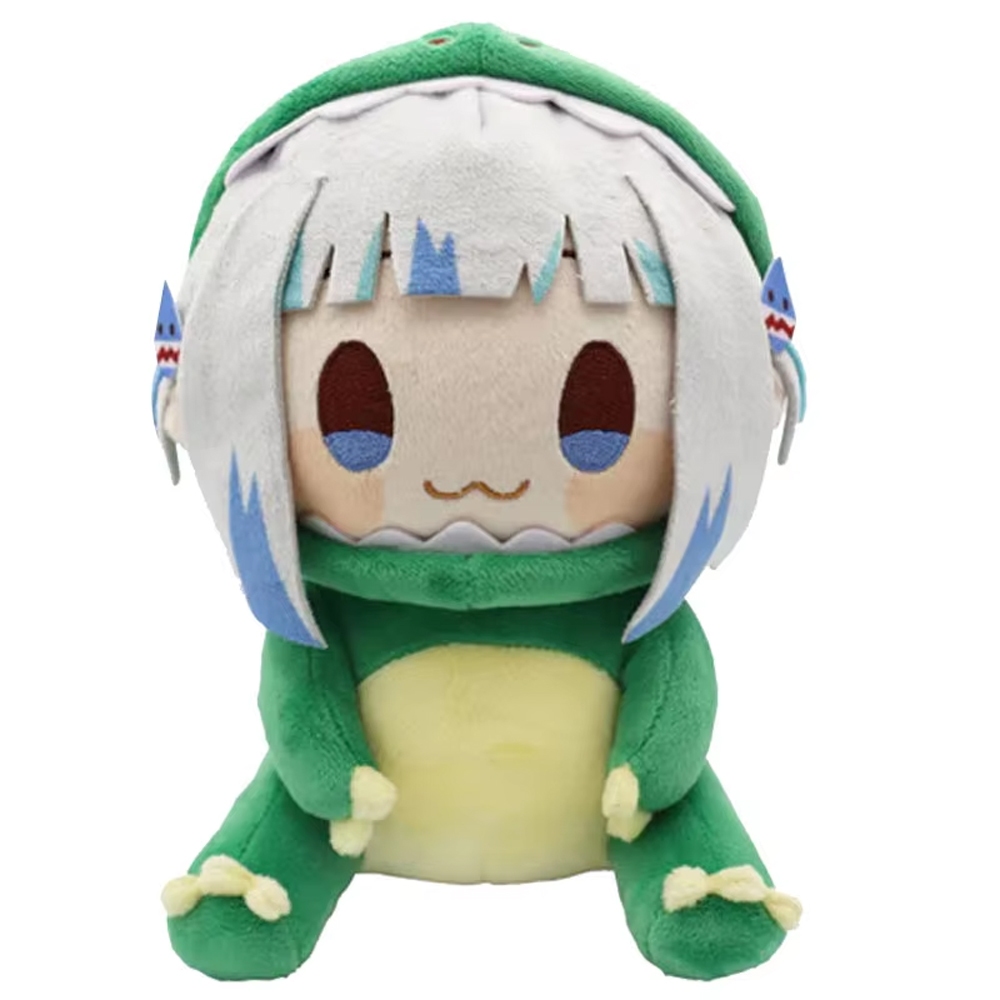 อะนิเมะ Gawr Gura Hololive วันเกิด Dino Gura Cos ไดโนเสาร์ Plushie ตุ๊กตาตุ๊กตาของเล่นเด็กของขวัญ