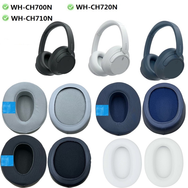 Cooling Gel แผ่นรองหูฟังสําหรับ Sony WH-CH700N WH-CH710N WH-CH720N หูฟังเปลี่ยนคุณภาพสูง Earmuffs หมอนหูเบาะ