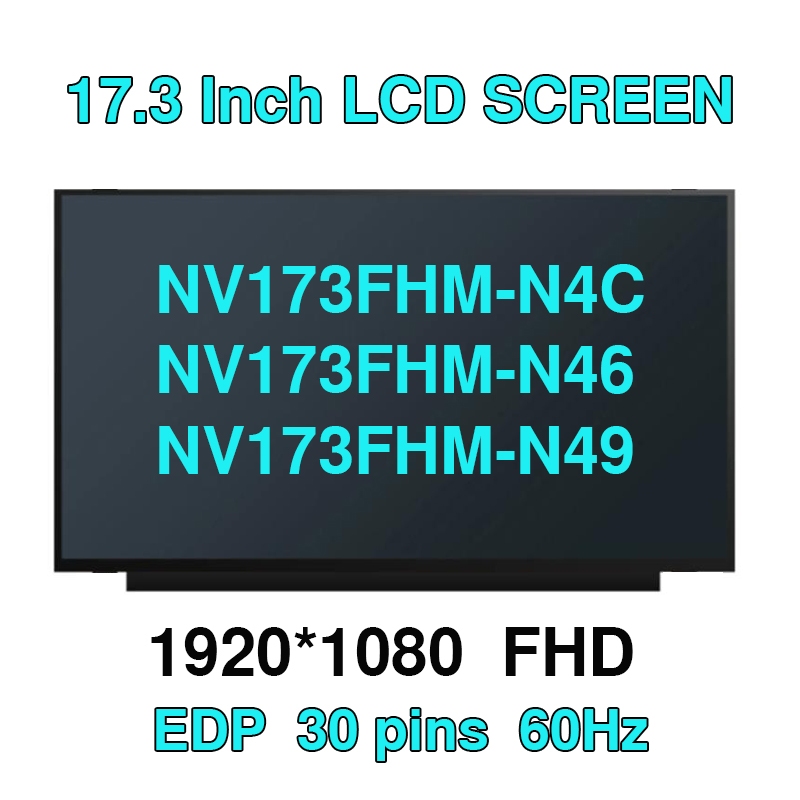N173HCE-E3B fit B173HAN04.3 NV173FHM-N4C NV173FHM-N46 NV173FHM-N49 NV173FHM-N4G N173HCE-E3A4.2