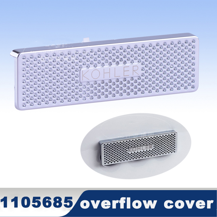 ฝาครอบน้ําล้นอ่างล้างหน้า Kohler 1105685 ล้นหลุมตกแต่งฝาครอบ K-2660/2948/2661/5373/5026 original ห้อ