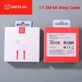 6.5A USB Type C สายรองรับ 30 W/80 W Fast Dash Warp ชาร์จสําหรับ Oneplus 8 Pro 8T 9 9RT 9R 10 Nord 2 
