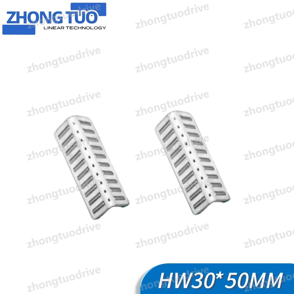 กรงคู่มือเชิงเส้นลูกกลิ้งเข็มเสียงรบกวนต่ําสําหรับคู่มือเชิงเส้นพร้อม HW30