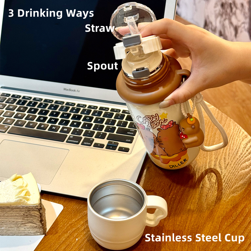 Diller Ace Thermos Bottle (480ml/16oz) - SUS316L Stainless Steel, Temperature Retention D9453 - รูปที่ 5