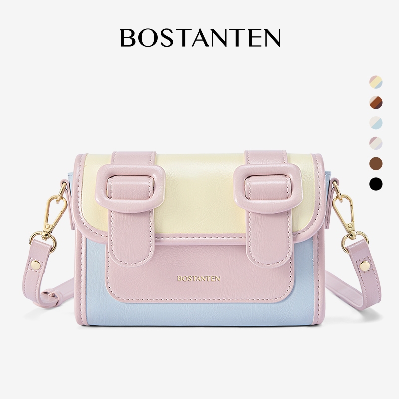 BOSTANTEN Icecream Bag กระเป๋าสะพายข้างผู้หญิง ทรงมินิ กระเป๋าสะพายข้าง เทรนด์ให