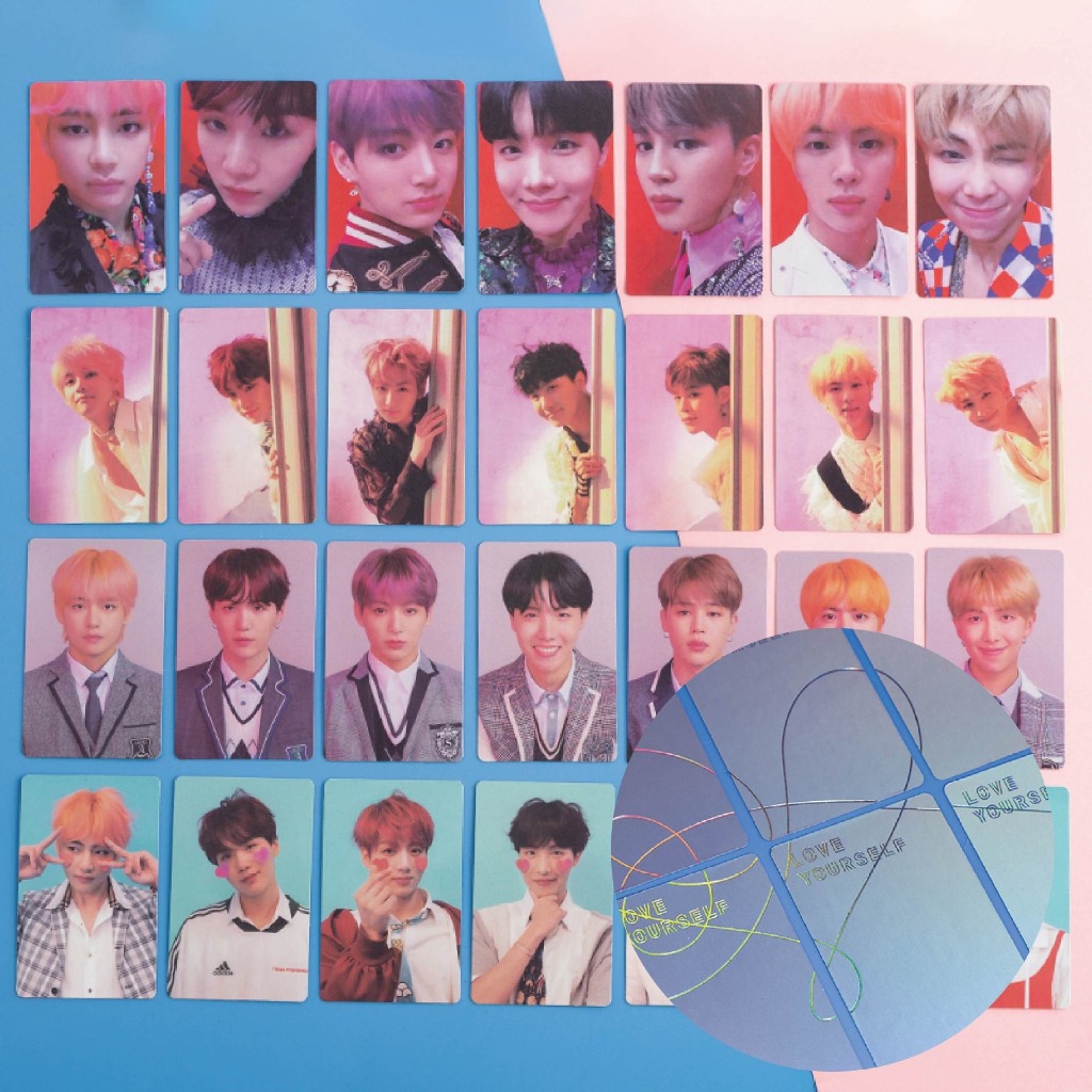 BTS Laser Printing 17 ปีรักตัวเอง ANSWER อัลบั้มการ์ดรูปถ่าย JK V SUGA JIMIN การ์ดส่วนตัว