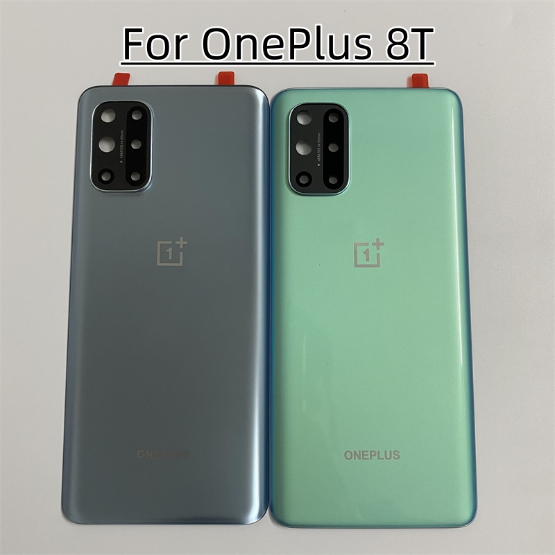 ฝาครอบแบตเตอรี่สําหรับ OnePlus 8T KB2001 KB2000 KB2003 KB2005 ฝาครอบด้านหลังเปลี่ยน