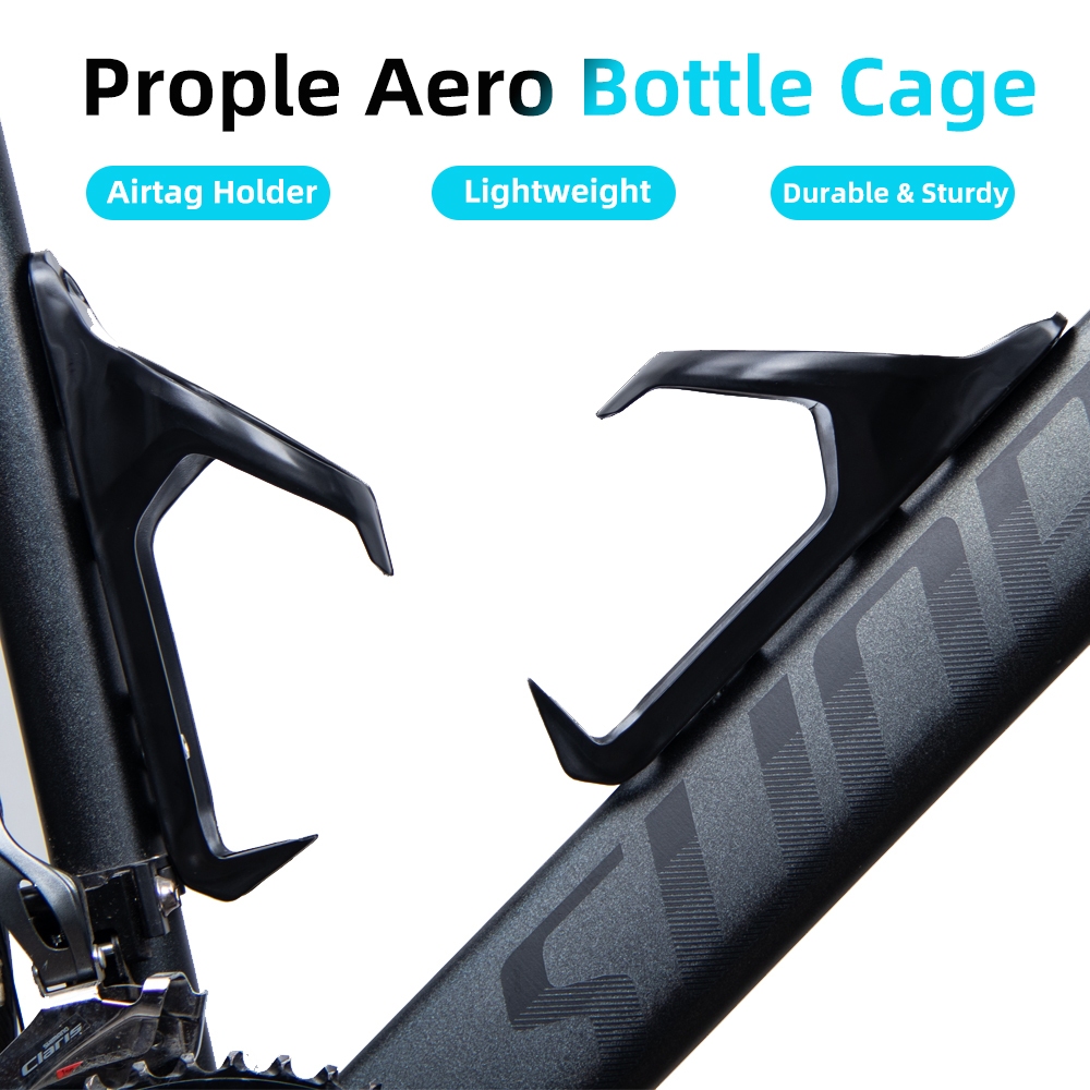 น้ําหนักเบา Propel Aero จักรยานขวดกรง Aerodynamics กาต้มน้ํา MTB ซ่อน Airtag Bracket Anti-theft จักรยานอุปกรณ์เสริม