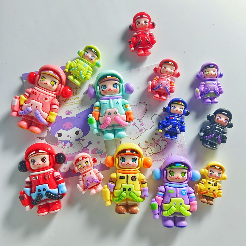 Bubble Mart 3D แม่เหล็กติดตู้เย็นตู้เย็นตกแต่งบ้านของเล่นเด็กสร้างสรรค์