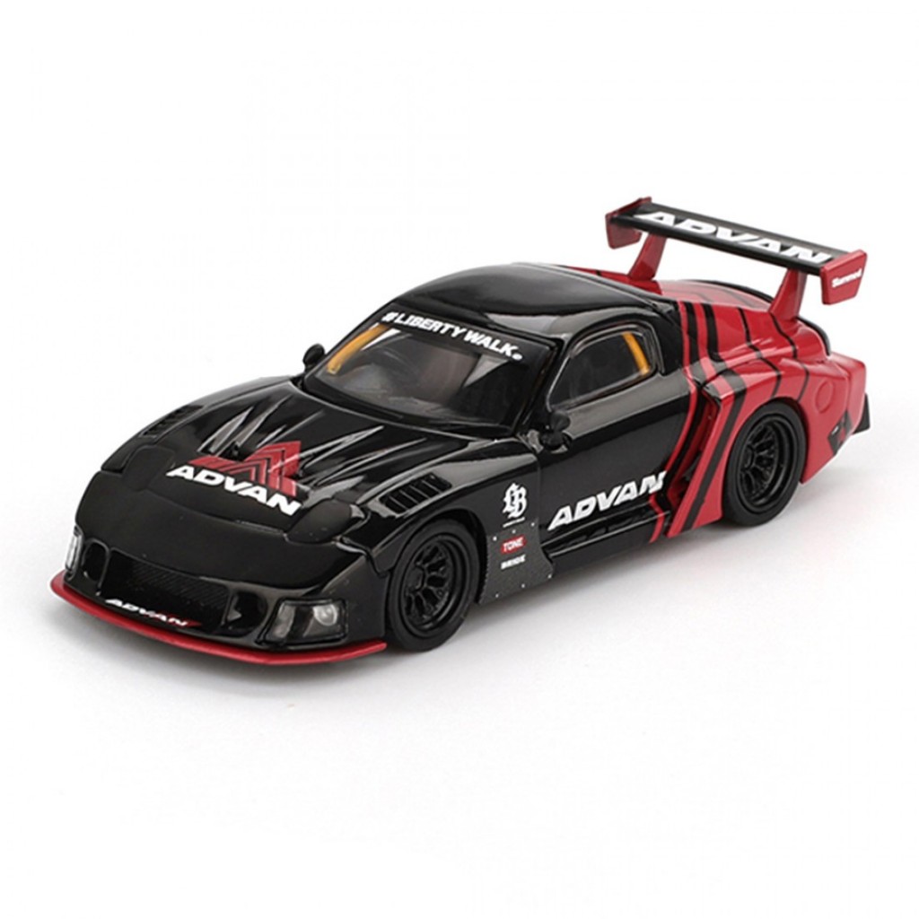 Mini GT MGT00983 1/64 Mazda RX-7 LB-Super Silhouette Advan LHD RHD Diecast Scale รถโมเดล
