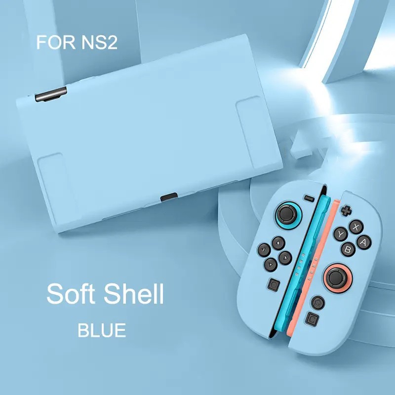 ป้องกันกรณีสําหรับ NS2 Dockable Anti-Scratch Protector สําหรับสวิทช์ 2 TPU Soft Joy-Con กรณีจอยสติ๊กหมวกคอนโซล Shell อุปกรณ์เสริม - รูปที่ 4