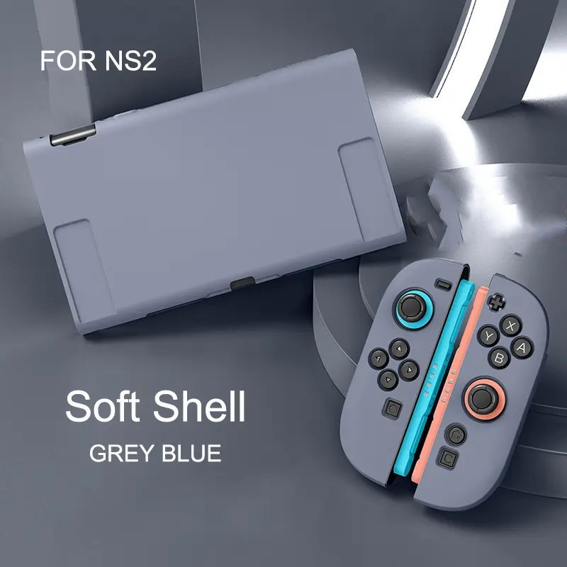 ป้องกันกรณีสําหรับ NS2 Dockable Anti-Scratch Protector สําหรับสวิทช์ 2 TPU Soft Joy-Con กรณีจอยสติ๊กหมวกคอนโซล Shell อุปกรณ์เสริม - รูปที่ 5