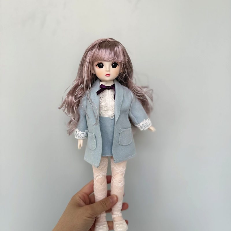 Bjd ตาโต 22 ข้อต่อขยับได้ 30 ซม. 1/6 สีน้ําตาล อุปกรณ์เสริม สําหรับตุ๊กตา DIY - รูปที่ 5