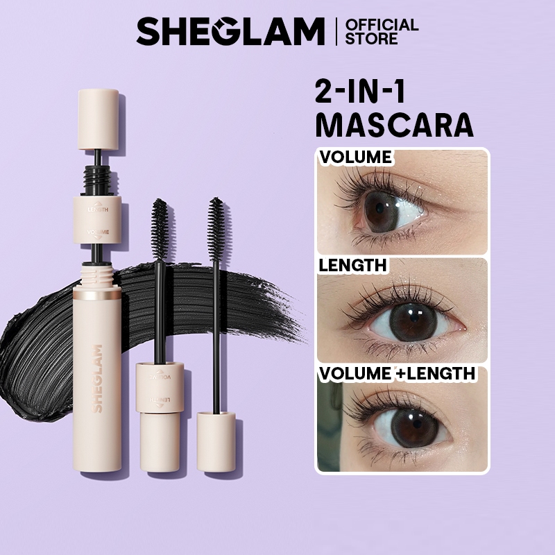 Sheglam มาสคาร่า Lash Besties 2-in-1