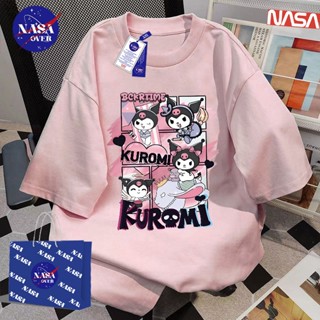 【พร้อมส่ง】🔥NASAคอกลม แขนสั้น ทรงโอเวอร์ไซส์ ผ้าฝ้ายแท้100% เ…