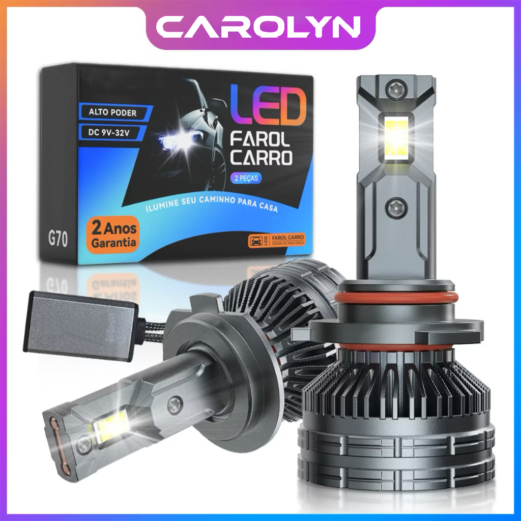 CAROLYN 200W 40000LM ยานยนต์ 9006 ไฟหน้า Led หลอดไฟกําลังสูง H4 H7 H11 9005 6500K