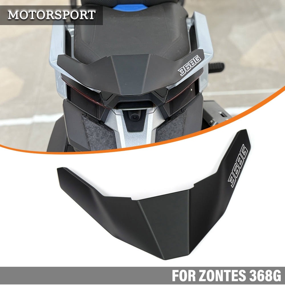 เหมาะสําหรับ ZONTES 368G 400G 2024-2026 รถจักรยานยนต์ดัดแปลงสปอยเลอร์ด้านหลัง turbulence ฝาครอบปีกคงที่ฝาครอบคู่มืออุปกรณ์เสริม