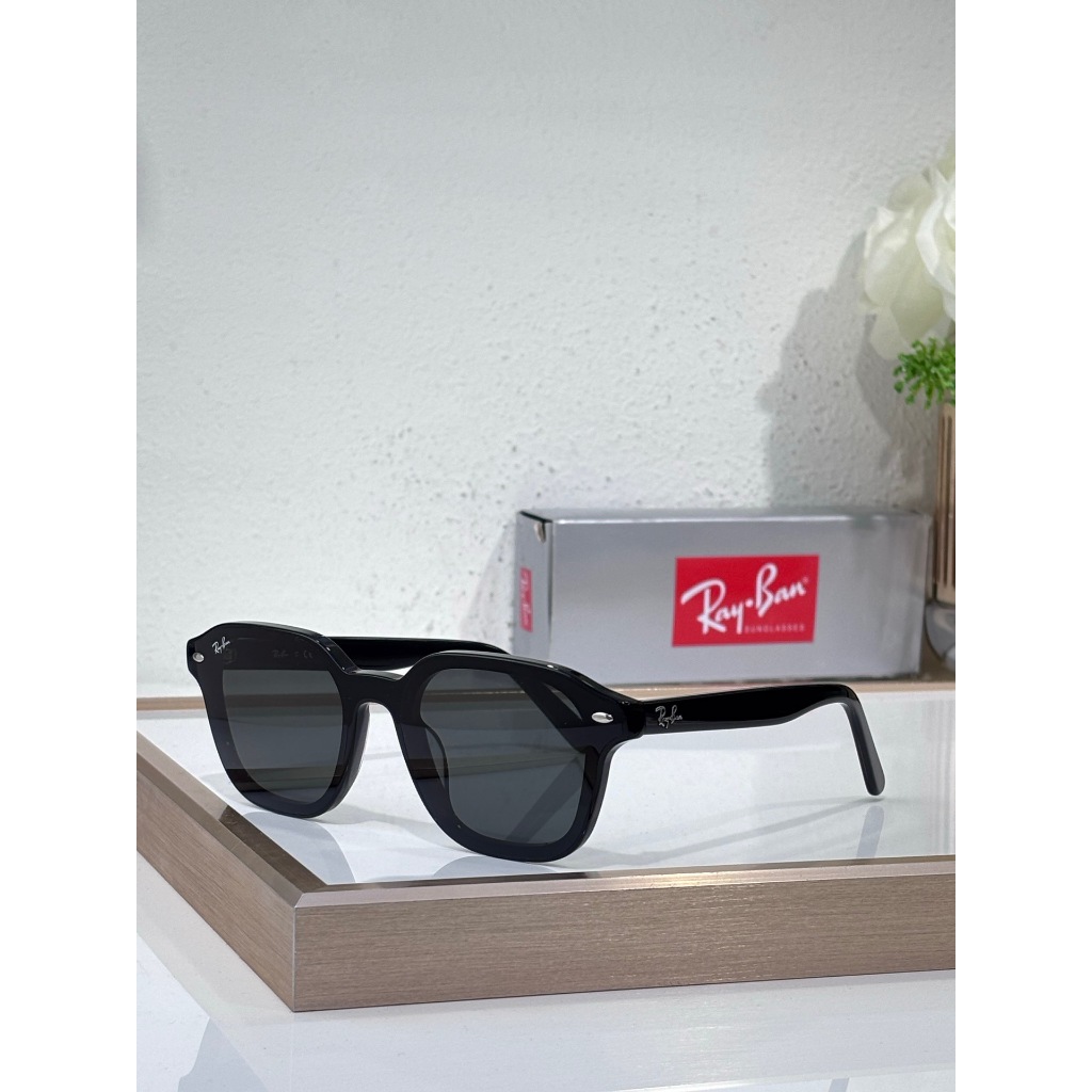 [คุณภาพสูง] แว่นกันแดด RB4458D สไตล์ Cat Eye Shape แฟชั่น Anti-Ultraviolet UV400 สำหรับทุกเพศ