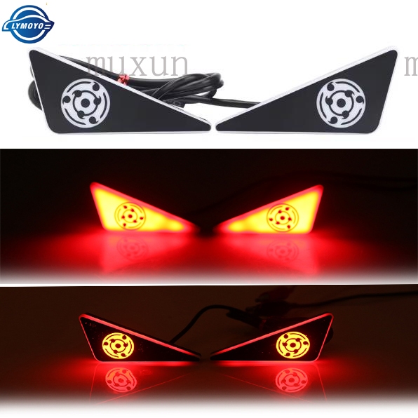 2 ชิ้นสากลรถ恶魔眼车头灯 LED มินิไฟสัญญาณเลี้ยว กะพริบ ไฟท้าย ตกแต่งอัตโนมัติ
