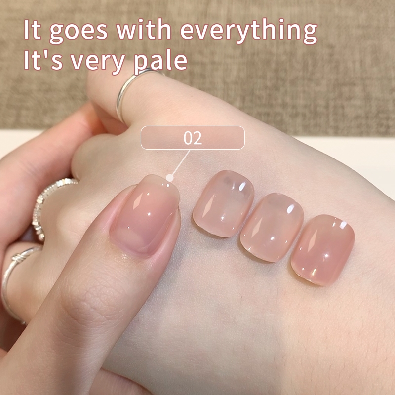 ANNIES แล็กเกอร์ทาเล็บสีเนื้อพีช 16มล. โทนสีพื้นฐานฤดูใบไม้ผลิเจล UV