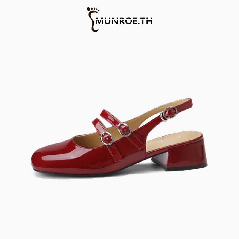 รองเท้าแมรี่เจนลําลอง ส้นหนา หัวกลม คุณภาพดี สไตล์เกาหลี ฝรั่งเศส เหมาะกับใส่ทํางาน สําหรับผู้หญิง และนักเรียน ซส์ใหญ่ 35-40