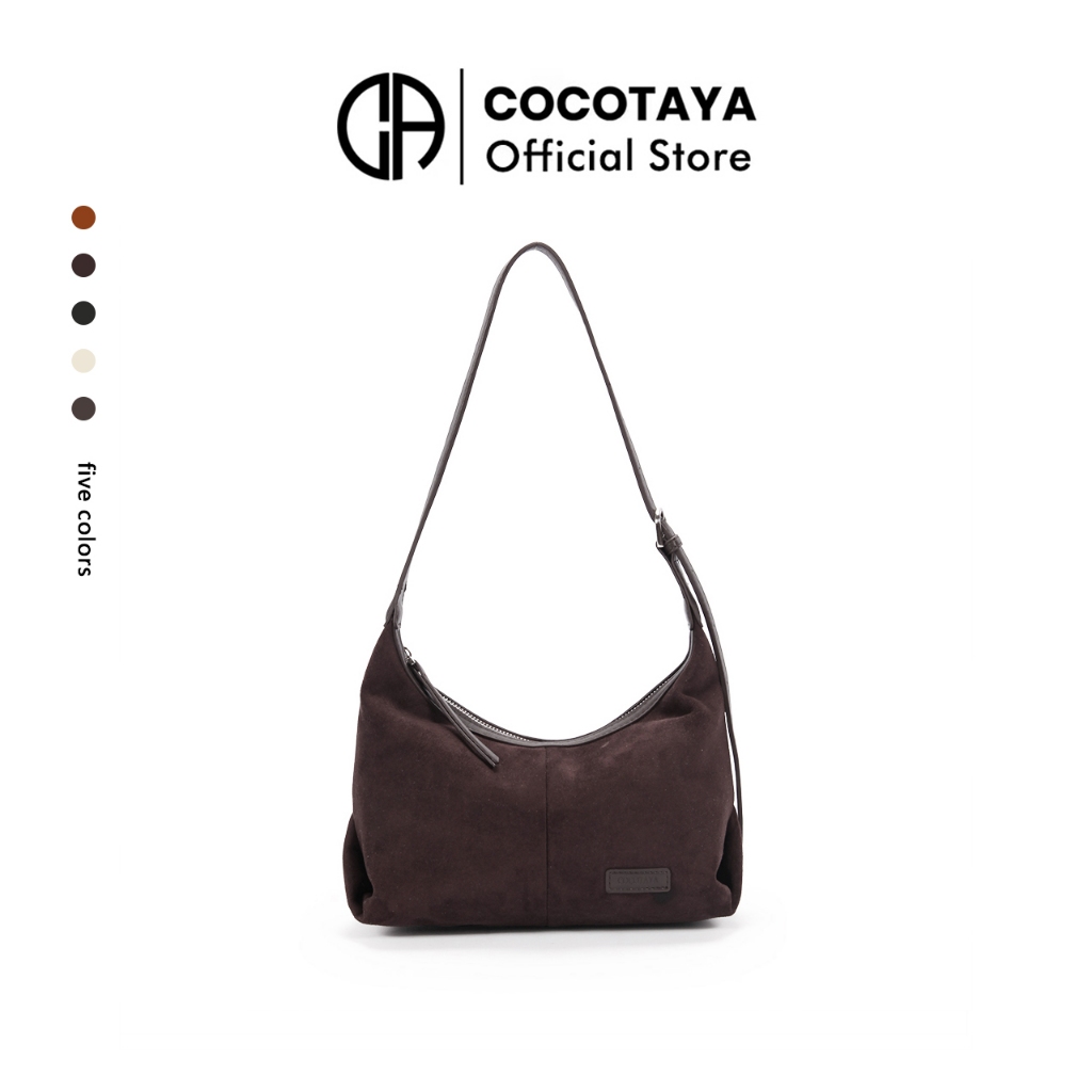 (COCOTAYA) Xena Bag กระเป๋าสะพายไหล่หนัง PU แฟชั่นใหม่ กระเป๋าสะพายข้างใต้แขน Leather Ladies Messenger Bag