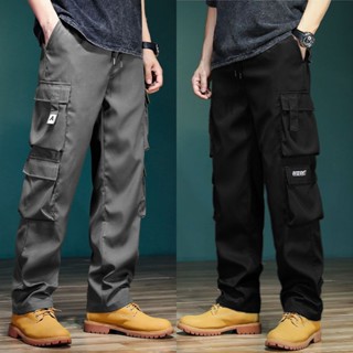 จัดส่งจากกรุงเทพฯ กางเกงผู้ชาย สไตล์เกาหลีย้อนยุคโมเดิร์น ชุ…