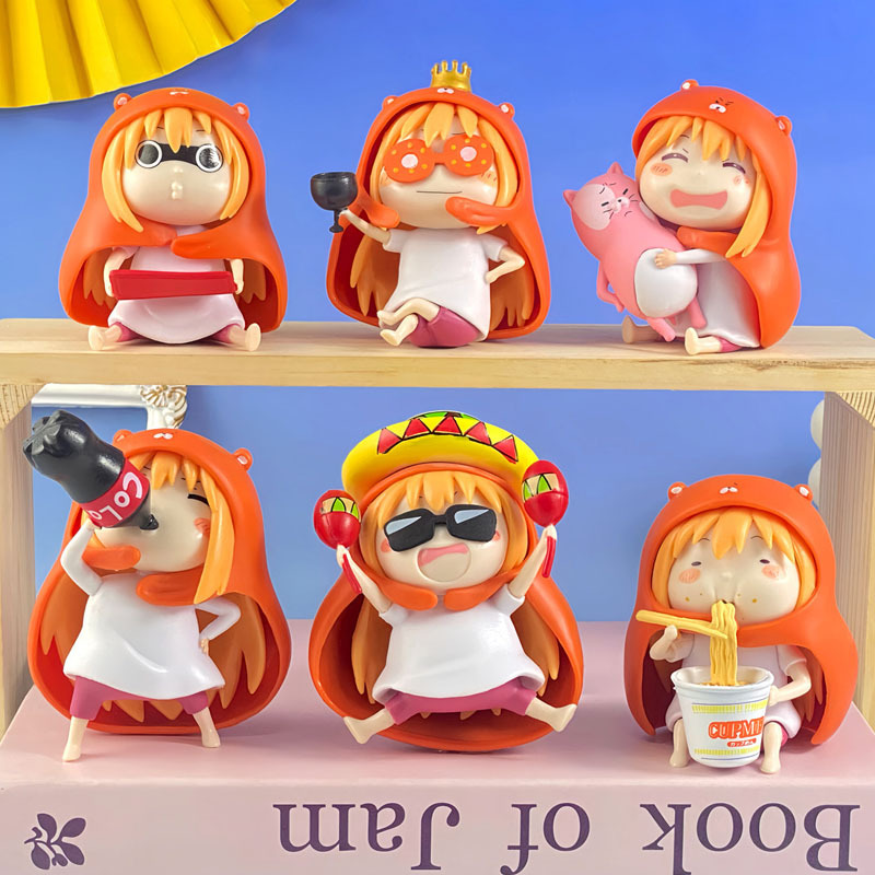 6 ชิ้น 7 เซนติเมตร Himouto Umaru Chan น่ารักอะนิเมะ Action Figure ของขวัญสะสม Figurines ตุ๊กตา Pvc เดสก์ท็อปของเล่นของขวัญ