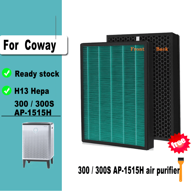 สําหรับ Coway airmega 300 / 300S AP-1515H เครื่องฟอกอากาศ True Hepa Deodorizing Carbon Filter
