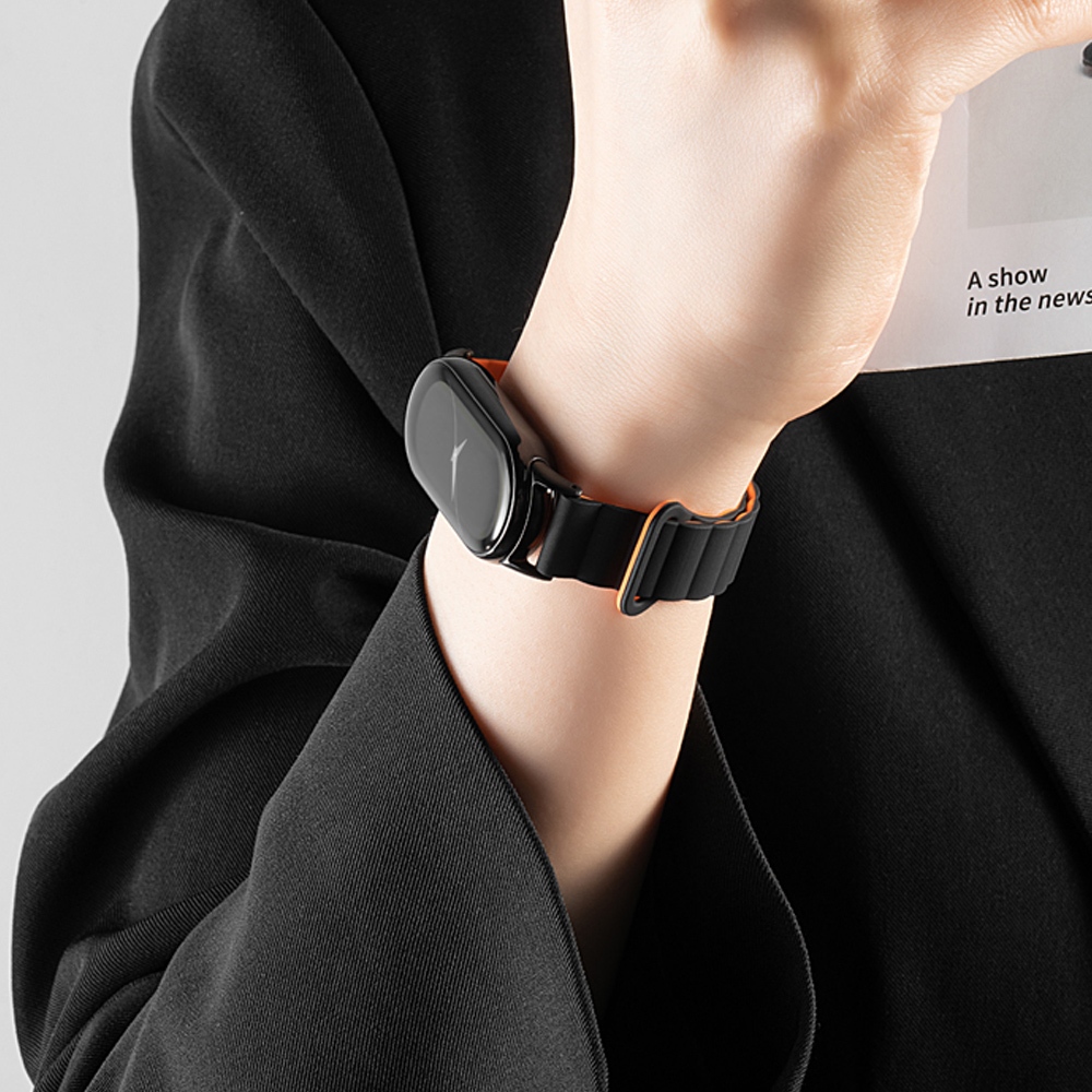 สายรัดสร้อยข้อมือซิลิโคนอุปกรณ์เสริมสายรัดข้อมือแม่เหล็กสําหรับ Xiaomi Smart Band 10 9 8 / Mi Band 10 Ceramic Edition ราคา ถูกที่สุด ดีลบีเคเค แกลเลอรีภาพที่ 8