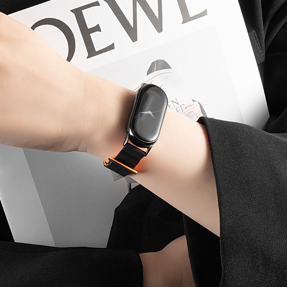 สายรัดสร้อยข้อมือซิลิโคนอุปกรณ์เสริมสายรัดข้อมือแม่เหล็กสําหรับ Xiaomi Smart Band 10 9 8 / Mi Band 10 Ceramic Edition ราคา ถูกที่สุด ดีลบีเคเค แกลเลอรีภาพที่ 9