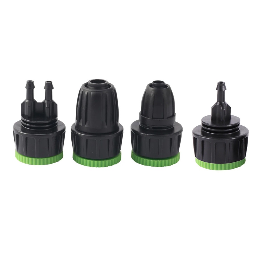 สวนระบบชลประทาน 1/2 "ถึง 3/4" หญิงยุโรปมาตรฐานด้ายล็อคเชื่อมต่อ DN16 ท่อ 8/11 มม. 4/7 มม. ท่อ ตัวแยกสัญญาณ