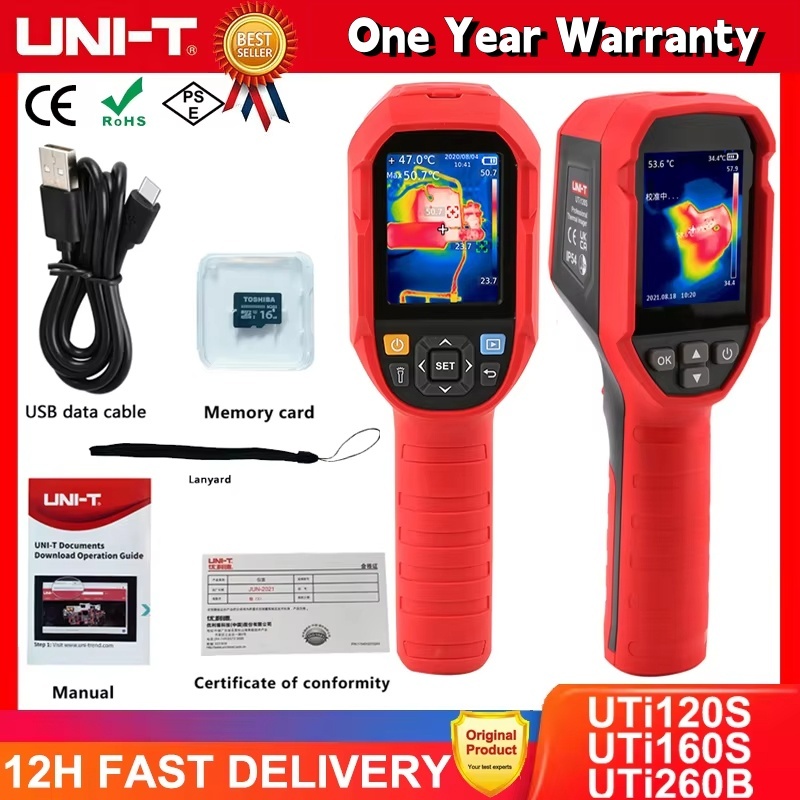 UNI-T UTi120S UTi160S UTi260B อินฟราเรดความร้อน Imager PCB Circuit การทดสอบอุตสาหกรรมชั้นหลอดความร้อ