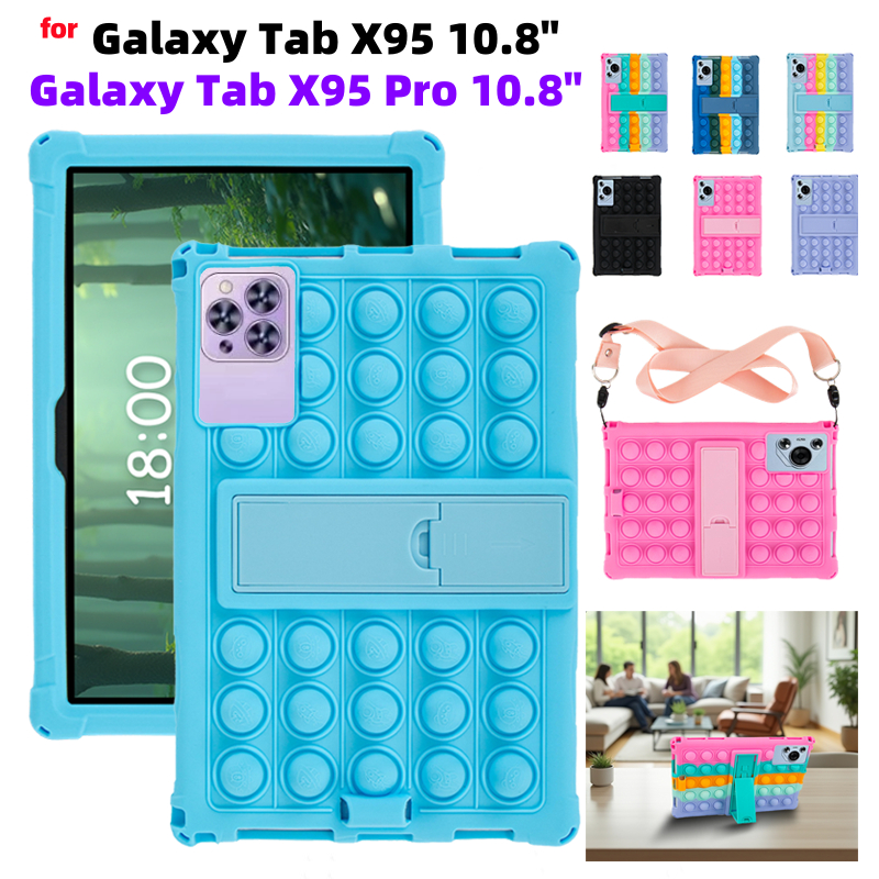 สําหรับ Galaxy X95 / X95 Pro / X95 Pro + 10.8 นิ้ว 2024 แท็บเล็ต Ajustable ขาตั้งกันกระแทกแท็บเล็ตซิ