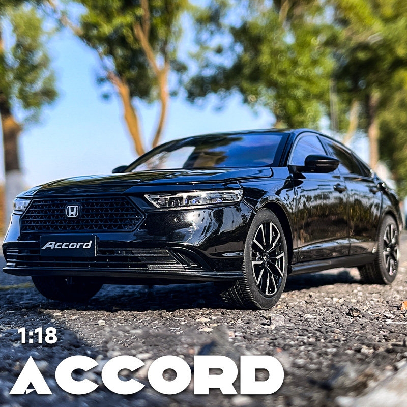 ใหม่ 1:18 Honda Accord Alloy Die Cast รถของเล่นเสียงและแสงของเล่นเด็กของสะสมวันเกิด