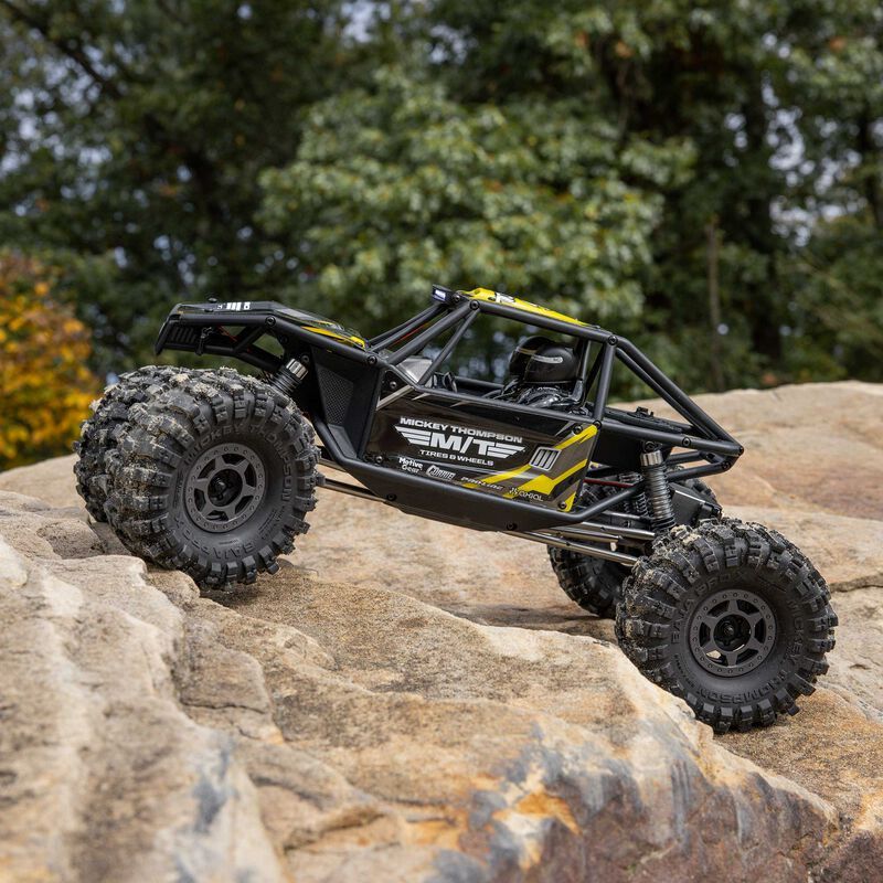 AXIAL 1/10 UTB10 Capra 1.9 4WS 4X4 ไม่จํากัด Trail Buggy แปรง RTR สีเหลือง RC รถผู้ใหญ่และเด็กของเล่