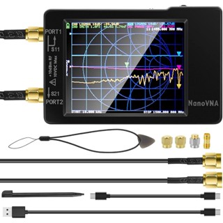 เครื่องวิเคราะห์เครือข่ายเวกเตอร์ NanoVNA-H ที่อัปเกรดแล้ว |…