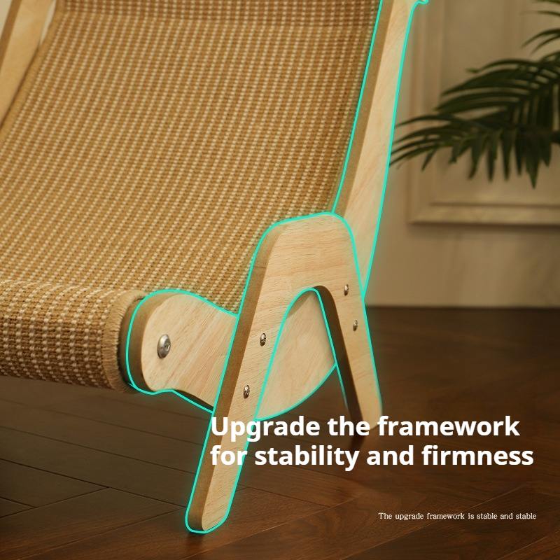 กระดานลับเล็บแมวทนต่อการสึกหรอเก้าอี้ป่านศรนารายณ์โซฟาแมวกระดานลับเล็บแมวครอกแมว - รูปที่ 4